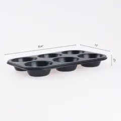 REGALWOVEN Carbon Steel Nonstick Cup Cake Pan 1 Pack