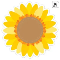 Creative Teaching Press&reg; Sunflower 6" Designer Cut-Outs, Pack of 36
