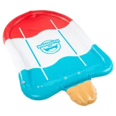 Bigmouth Blue/Red/White PVC Inflatable Ice Pop Splash Sprinkler