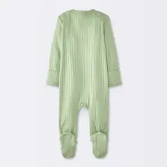 Baby 2pk Cozy Wide Ribbed Mushrooms Sleep N' Play - Cloud Island&trade; Green