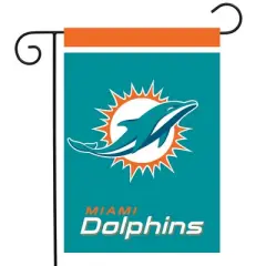 Briarwood Lane Miami Dolphins Garden Flag NFL Licensed 18" x 12.5"