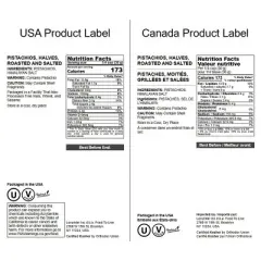 Dry Roasted Pistachio Halves with Himalayan Salt - by Food To Live