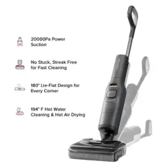 Roborock F25 Cordless Wet Dry Vacuum Cleaner, Floor Washer, Self-Cleaning & Drying System, 60 Min Run Time, Zero-Tangle & Streak-Free