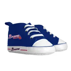 BabyFanatic Pre-Walkers High-Top Unisex Baby Shoes - MLB Atlanta Braves