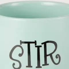Design Imports Aqua Stir It Up Ceramic Utensil Holder