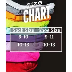 Solid Color Rainbow No Show Socks - 20 Pairs