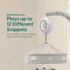 The Peanutshell Jungle Safari Musical Baby Mobile - Multicolored