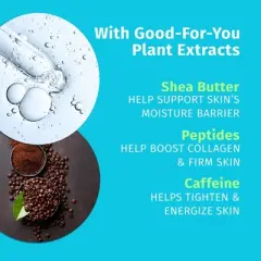 Hempz Moisturizing Age Defying Body Lotion with Peptides + Caffeine -  Vanilla Amber - 2.25 fl oz