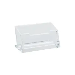 Kantek Acrylic Business Card Holder Capacity 80 Cards Clear AD30