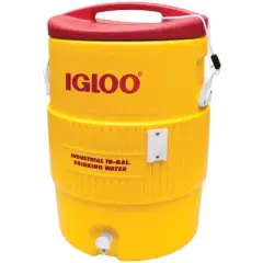 Igloo Water Cooler Industrial 10 gal Red/Yellow