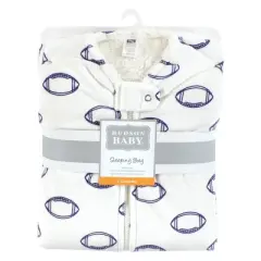 Hudson Baby Infant Boy Mink with Faux Shearling Inner Sleeping Bag, Sack, Blanket, Football