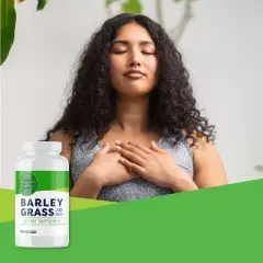 Vimergy USDA Organic Barley Grass Capsules, 30 Servings