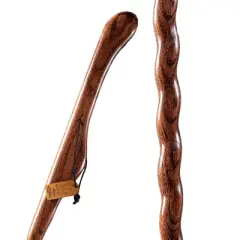 Brazos Twisted HitchHiker Red Wood Walking Stick 48 Inch Height