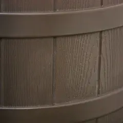 Good Ideas Rain Wizard 50 Gallon Plastic Rain Barrel Water Collector with Brass Spigot