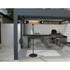 Infrared Electric Freestanding LED Outdoor Heater - EnerG+