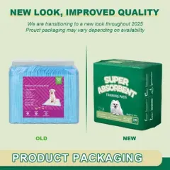 Itopfox 100 Count Leak-Proof & Super Absorbent Dog Training Pads | Disposable Potty Pads for Puppies, Dogs, Cats & Rabbits | Quick-Dry & Odor Control
