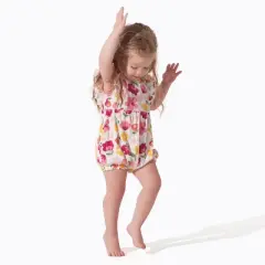 Onesies Brand Girls' 3-Pack Short Sleeve Rompers