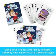 Aquarius Puzzles Peanuts Charlie Brown Christmas Playing Cards