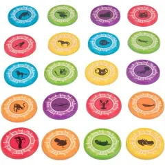 Jazwares Wild Kratts Creature Power Disc Holder Set Toy, 20 Discs - Chris