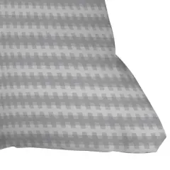 20"x20" Deny Designs ThirtyOne Illustrations Stiches Square Outdoor Throw Pillow Gray