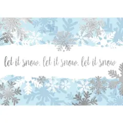 CEO Cards Holiday Foil Printed Greeting Cards Box Set of 25 Cards & 26 Envelopes - H1706