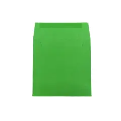 JAM Paper 6.5 x 6.5 Square Colored Invitation Envelopes Green Recycled 25/Pack (2792279)