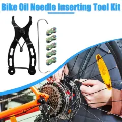 Unique Bargains Universal Bike Chain Repair Tool Kit with 5 Pairs Bicycle Chain Joint Multicolor