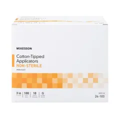 McKesson Cotton-Tipped Applicator Swabstick, 3 in.