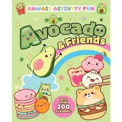 Avocado & Friends: Kawaii Activity Fun (with Over 200 Stickers!) - (Dover Kids Activity Books: Cooking) by  Giada Francia (Paperback)