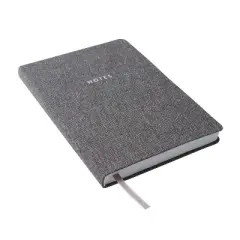 LIned Journal Recycled Water Bottle Gray - Eccolo: Ruled Notebook, 256 Pages, Acid-Free, Flexible Cover, All Ages