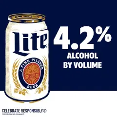 Miller Lite Beer - 24 fl oz Can