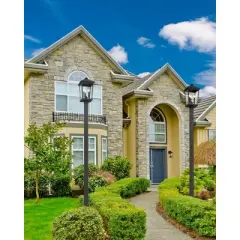 Beacon 12" Outdoor Aluminum Light - 3 Bulbs, Dimmable, Wet Rated, Traditional Style