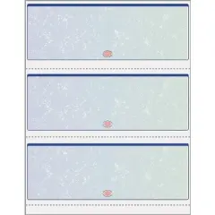 Paris DocuGard 8.5" x 11" Business Security Check In Middle 24 lbs. Blue 500 Sheets/Ream (PRB04539)