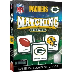 MasterPieces Officially Licensed NFL Green Bay Packers Matching Game for Kids and Families