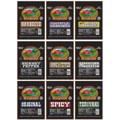 Buffalo Bills 9-ct Assorted Country Cut Beef Jerky Sampler - Nine 1.5oz Packs