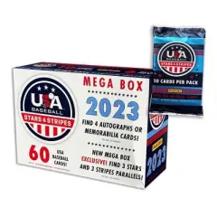 2023 Panini USA Baseball Stars & Stripes Trading Card Mega Box