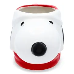 Silver Buffalo Peanuts Snoopy Christmas 3D Sculpted Ceramic Mug | Holds 20 Ounces