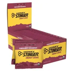 Honey Stinger Organic Energy Chews Pomegranate Passion: Sports Performance Nutrition