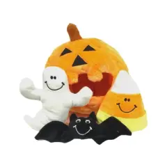 Midlee Pumpkin Find a Toy Halloween Dog Toy