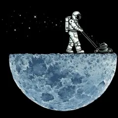 Junior's Design By Humans Mown By Buko T-Shirt