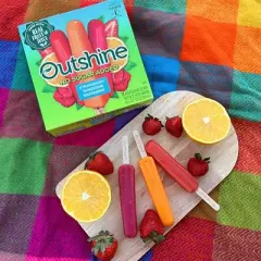 Outshine Strawberry, Raspberry, Tangerine Frozen Fruit Bar - 12ct