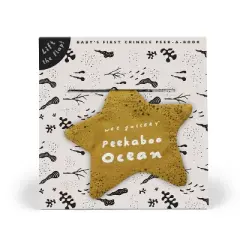 Peekaboo Ocean - (Wee Gallery Peekaboo Cloth Books) by  Surya Sajnani (Bath Book)