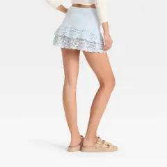 Women's Openwork Tiered Mini Skirt - Wild Fable&trade;
