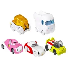 Sanrio "Hello Kitty and Friends" 5 Piece Set "Character Cars" Series Diecast Model Cars by Hot Wheels