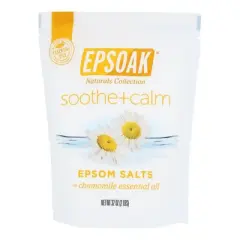 Epsoak Soothe and Calm Chamomile Essential Oil Epsom Salts - Case of 6/2 lbs