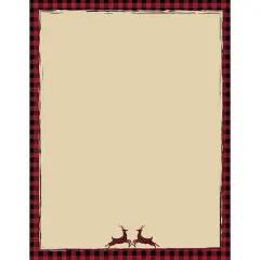 Great Papers BUFFALO PLAID 80 Count Letterhead