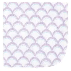 Hudson Baby Infant Girl Rayon from Bamboo Washcloth Bundle, Sea Shells, One Size