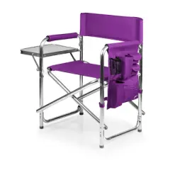 NCAA LSU Tigers Portable Camp Chair with Side Table