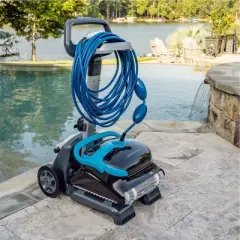 Dolphin Nautilus CC Plus Robotic Pool Cleaner with Universal Caddy for Pool