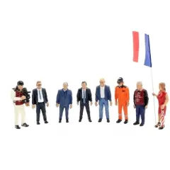24 Hours of Le Mans (2018) 8 piece Figurine Set for 1/43 Scale Models by Spark